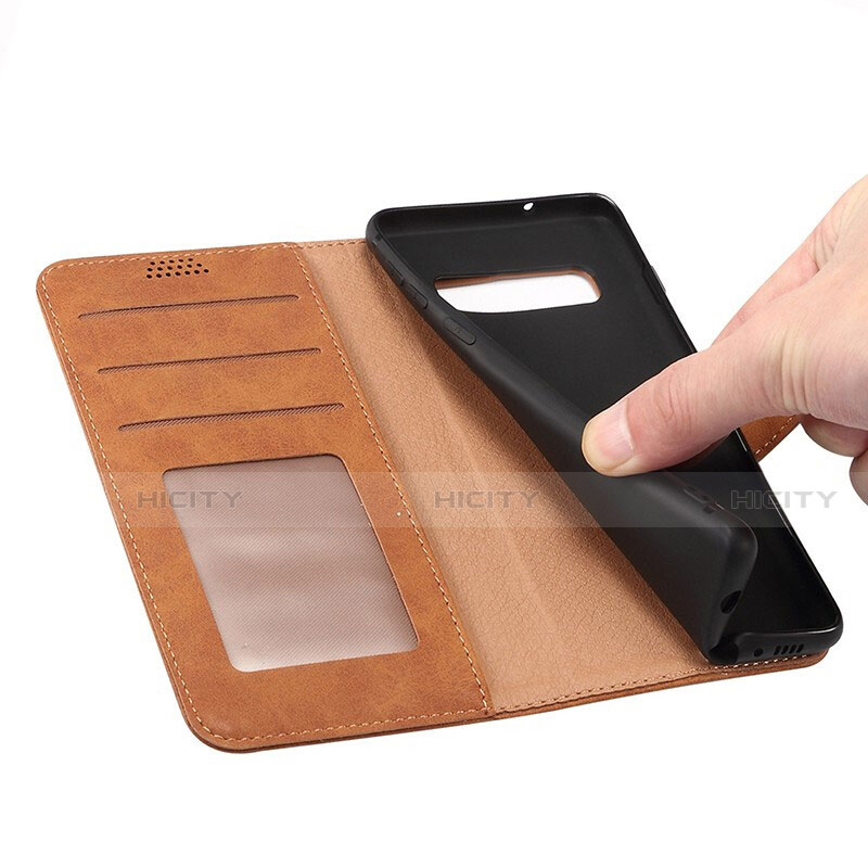 Handytasche Stand Schutzhülle Flip Leder Hülle T04 für Samsung Galaxy S10 Plus