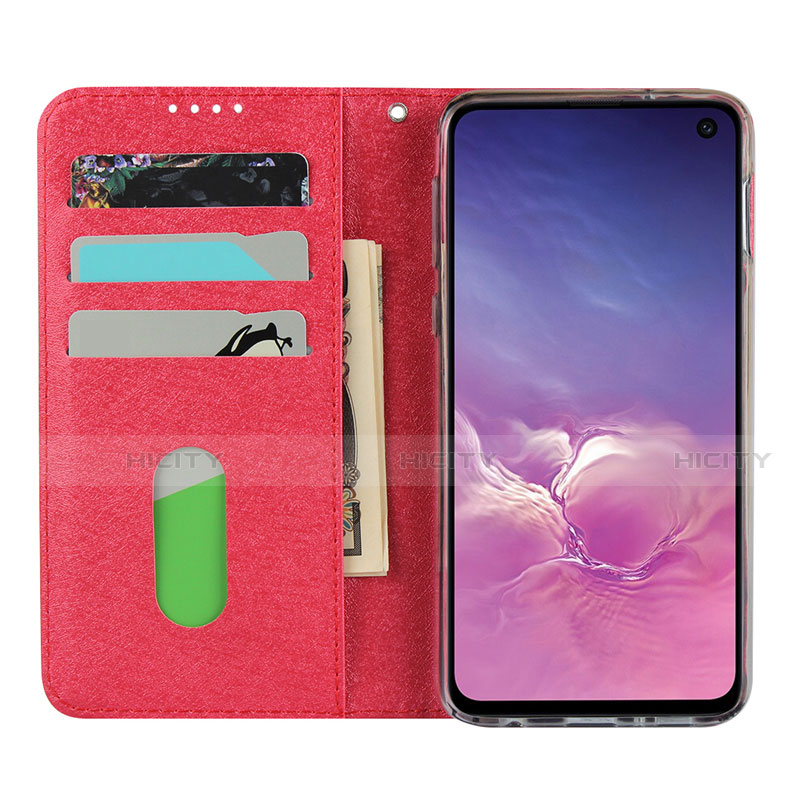 Handytasche Stand Schutzhülle Flip Leder Hülle T04 für Samsung Galaxy S10e