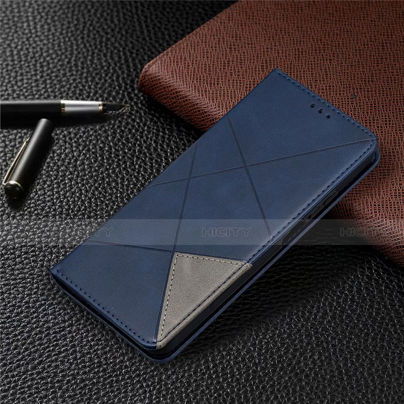 Handytasche Stand Schutzhülle Flip Leder Hülle T04 für Xiaomi Mi 10i 5G Blau