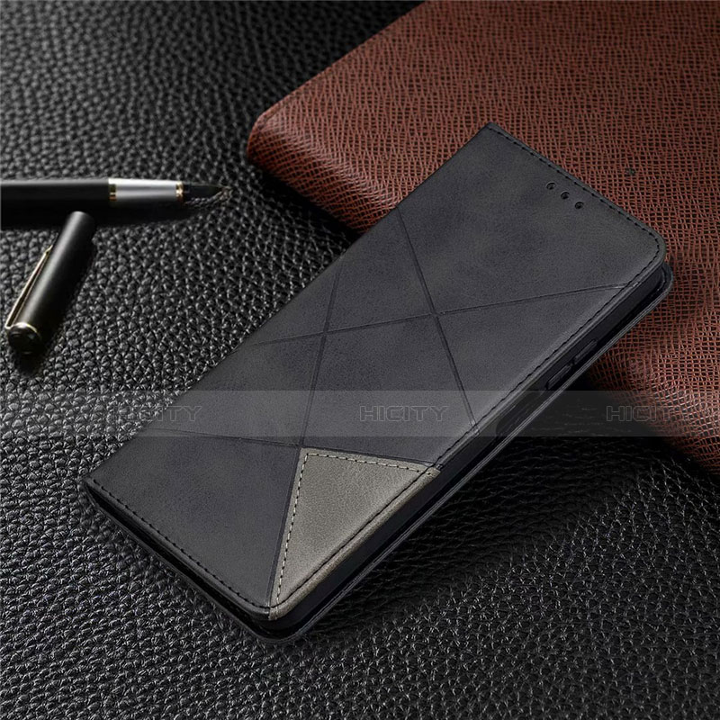 Handytasche Stand Schutzhülle Flip Leder Hülle T04 für Xiaomi Mi 10i 5G Schwarz