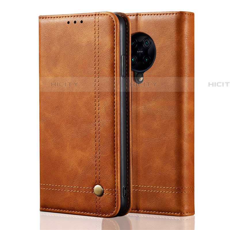 Handytasche Stand Schutzhülle Flip Leder Hülle T04 für Xiaomi Redmi K30 Pro 5G Orange