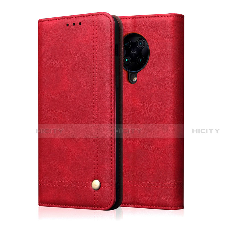 Handytasche Stand Schutzhülle Flip Leder Hülle T04 für Xiaomi Redmi K30 Pro Zoom Rot Plus