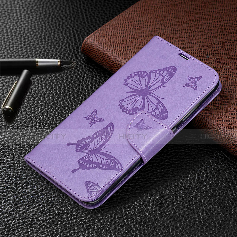 Handytasche Stand Schutzhülle Flip Leder Hülle T04 für Xiaomi Redmi Note 9 Violett Plus