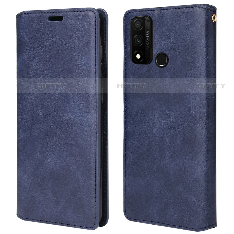 Handytasche Stand Schutzhülle Flip Leder Hülle T05 für Huawei P Smart (2020) Blau