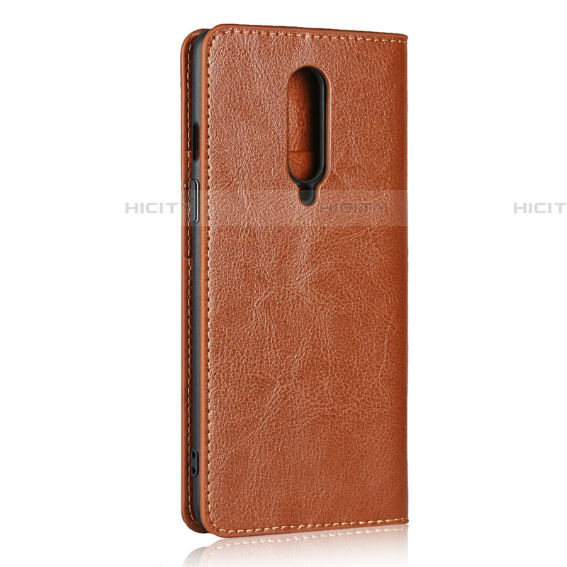 Handytasche Stand Schutzhülle Flip Leder Hülle T05 für OnePlus 8 Orange