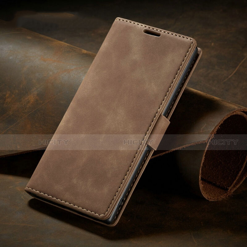 Handytasche Stand Schutzhülle Flip Leder Hülle T05 für Samsung Galaxy Note 10 groß