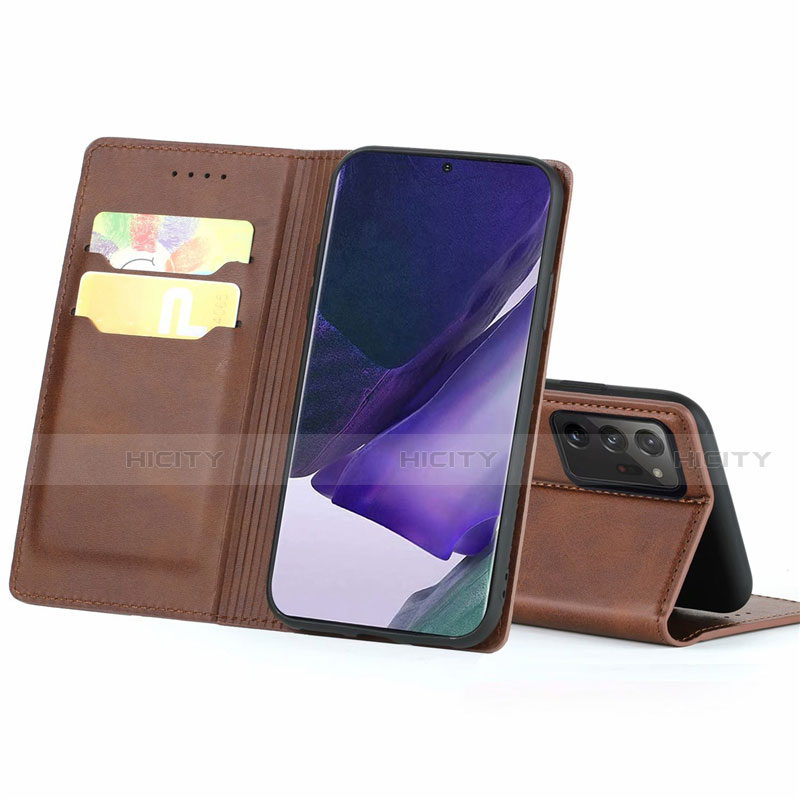 Handytasche Stand Schutzhülle Flip Leder Hülle T05 für Samsung Galaxy Note 20 Ultra 5G groß