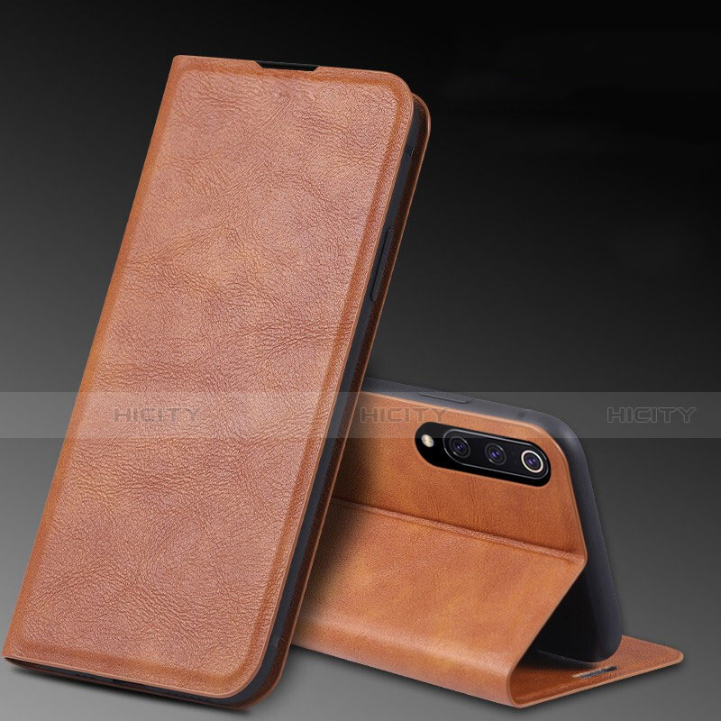 Handytasche Stand Schutzhülle Flip Leder Hülle T05 für Xiaomi Mi A3 Orange Plus