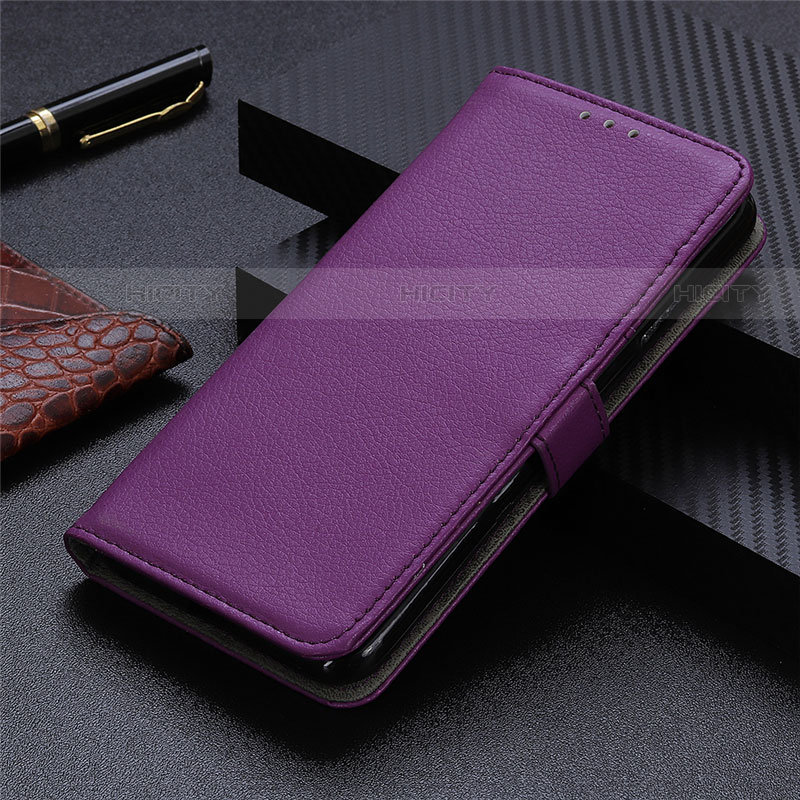 Handytasche Stand Schutzhülle Flip Leder Hülle T05 für Xiaomi Redmi 9A Violett