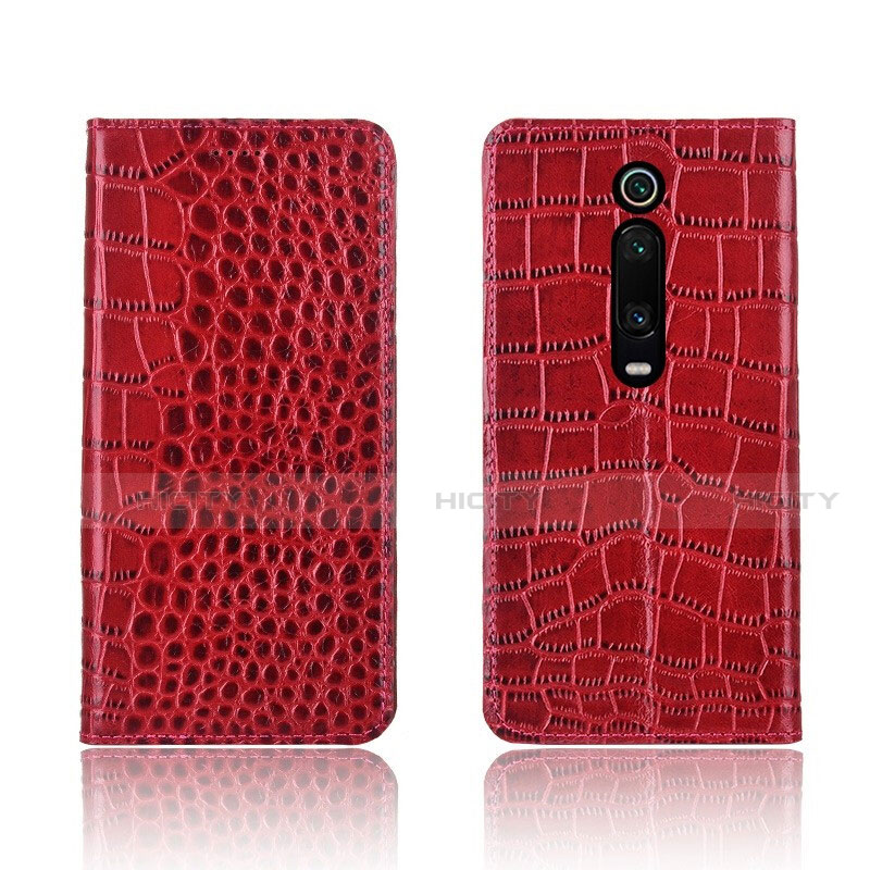 Handytasche Stand Schutzhülle Flip Leder Hülle T05 für Xiaomi Redmi K20 Pro Rot