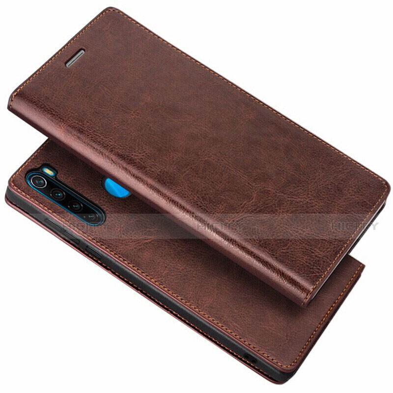 Handytasche Stand Schutzhülle Flip Leder Hülle T05 für Xiaomi Redmi Note 8 (2021) groß