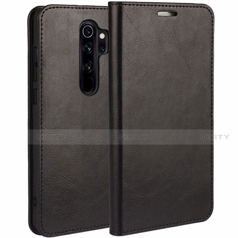 Handytasche Stand Schutzhülle Flip Leder Hülle T05 für Xiaomi Redmi Note 8 Pro Schwarz Plus