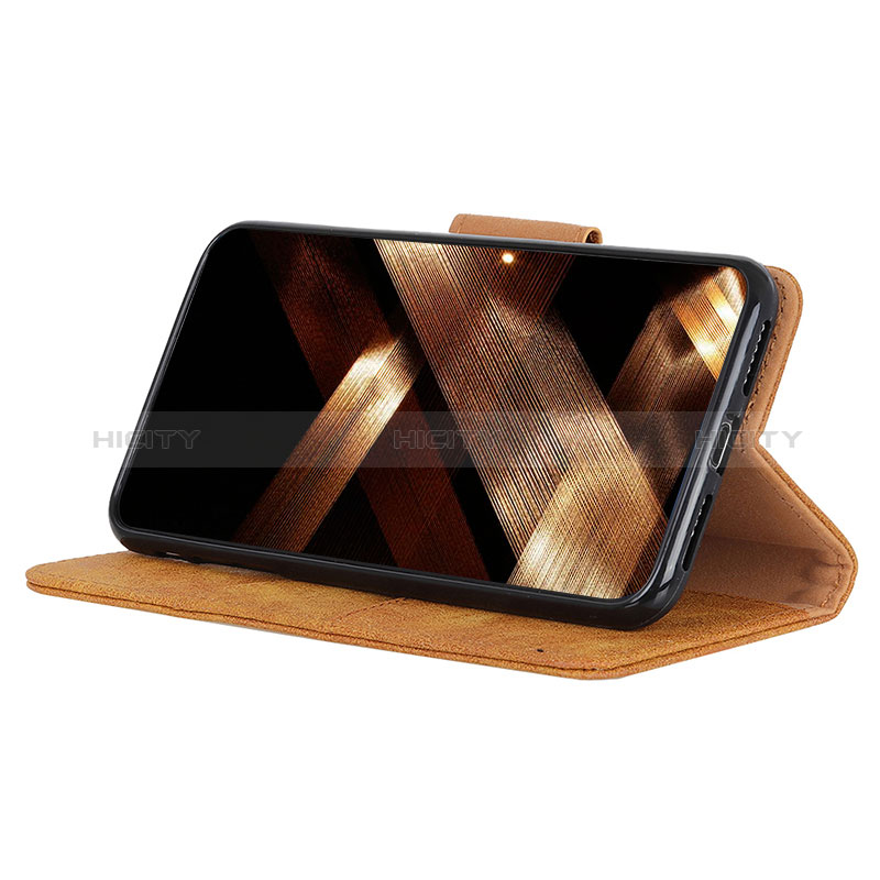 Handytasche Stand Schutzhülle Flip Leder Hülle T06 für Apple iPhone 15 groß