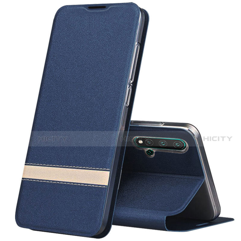 Handytasche Stand Schutzhülle Flip Leder Hülle T06 für Huawei Nova 5 groß