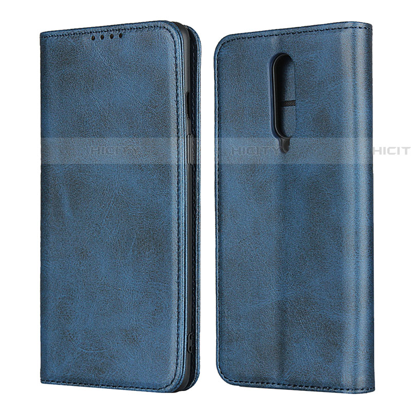 Handytasche Stand Schutzhülle Flip Leder Hülle T06 für OnePlus 8 Blau Plus