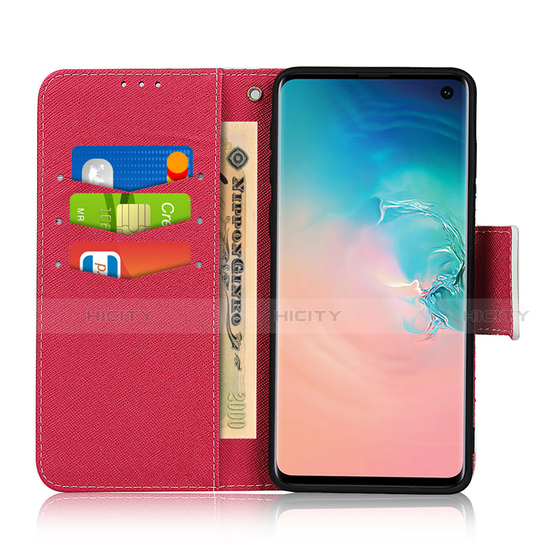 Handytasche Stand Schutzhülle Flip Leder Hülle T06 für Samsung Galaxy S10