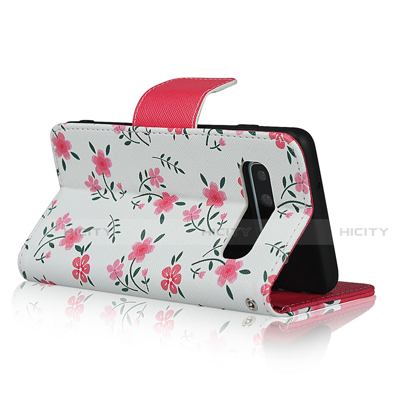 Handytasche Stand Schutzhülle Flip Leder Hülle T06 für Samsung Galaxy S10