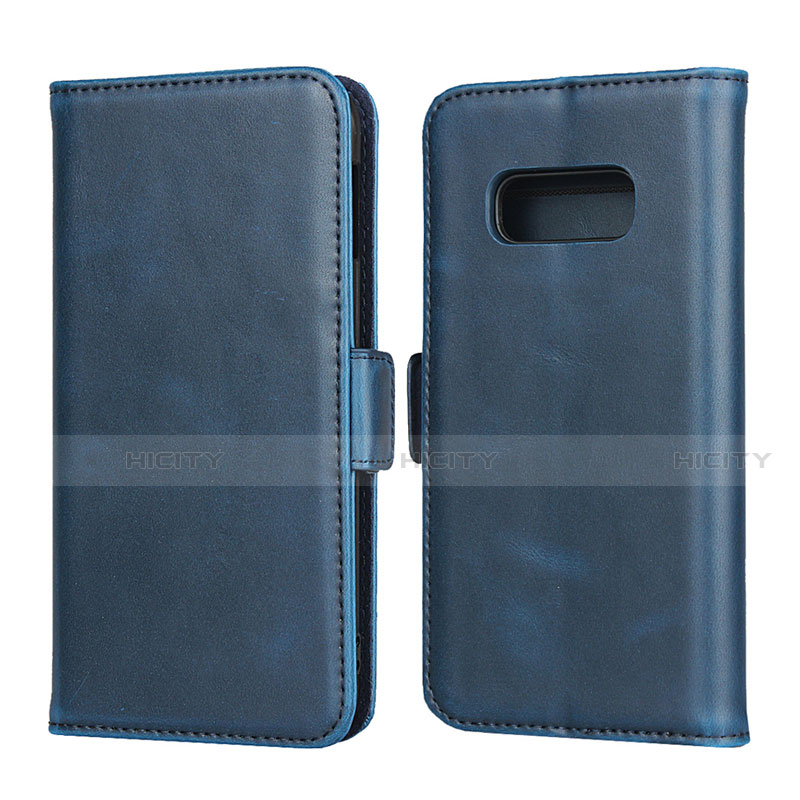 Handytasche Stand Schutzhülle Flip Leder Hülle T06 für Samsung Galaxy S10e Blau