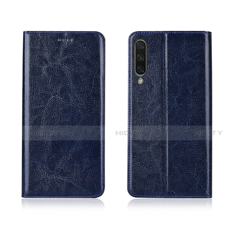 Handytasche Stand Schutzhülle Flip Leder Hülle T06 für Xiaomi Mi A3 Blau