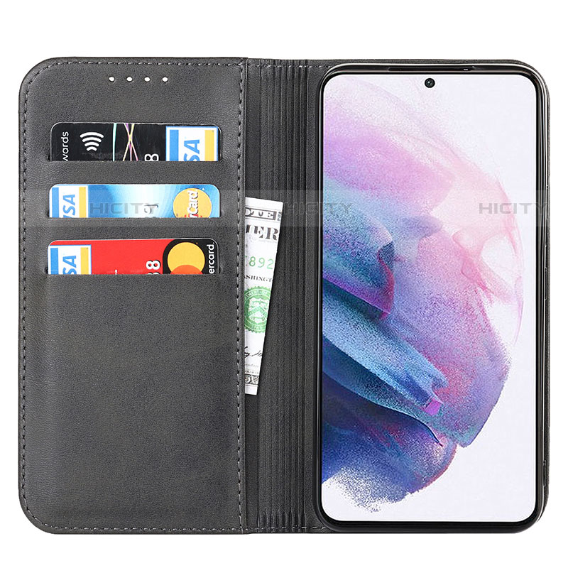 Handytasche Stand Schutzhülle Flip Leder Hülle T06D für Samsung Galaxy S21 Plus 5G