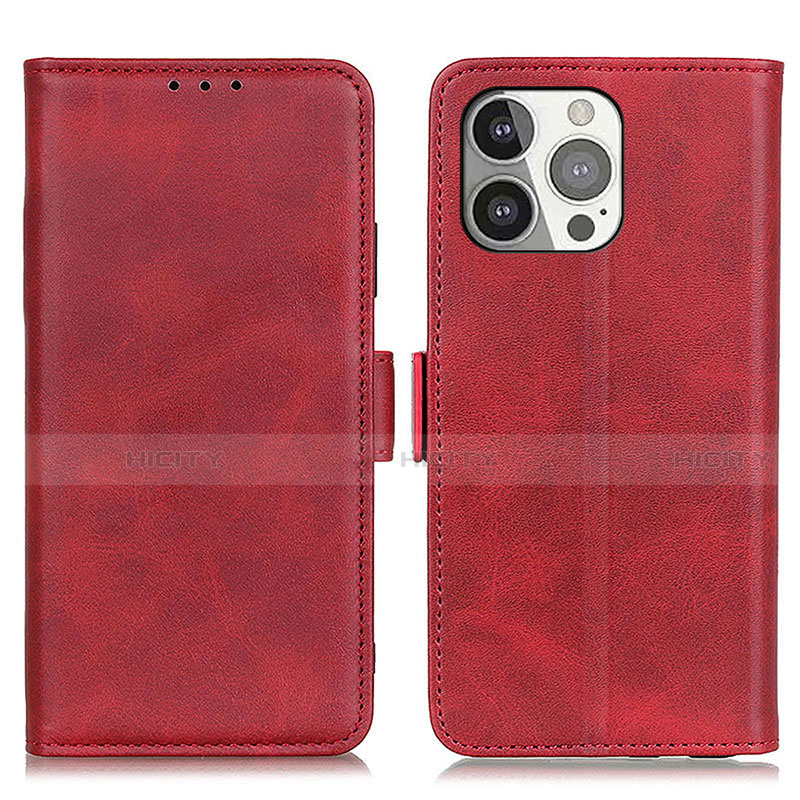 Handytasche Stand Schutzhülle Flip Leder Hülle T07 für Apple iPhone 13 Pro Rot