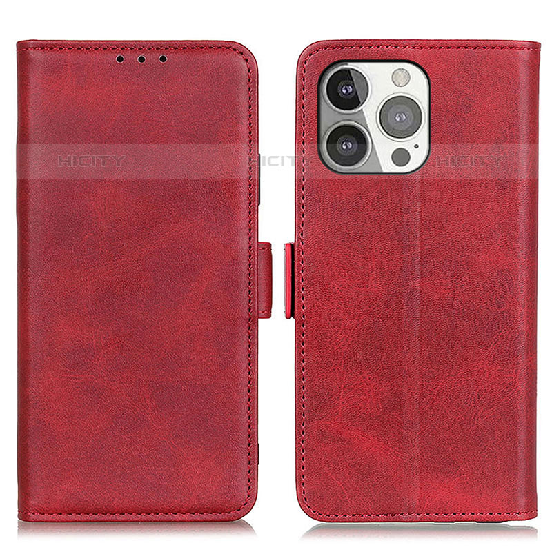 Handytasche Stand Schutzhülle Flip Leder Hülle T07 für Apple iPhone 16 Pro Rot Plus