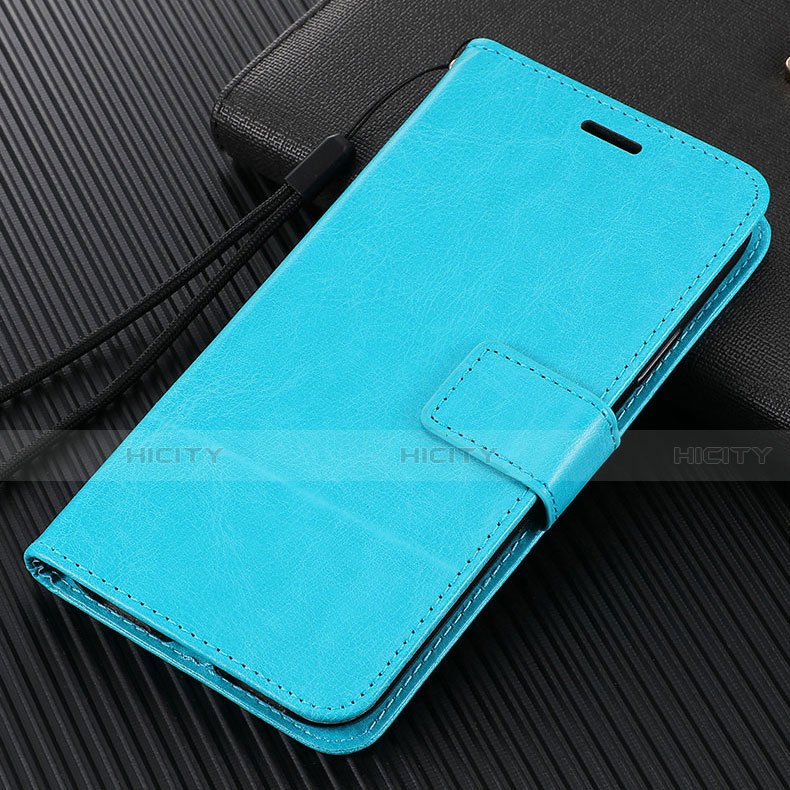 Handytasche Stand Schutzhülle Flip Leder Hülle T07 für Huawei Honor V30 Pro 5G Hellblau