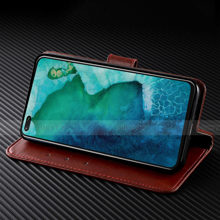 Handytasche Stand Schutzhülle Flip Leder Hülle T07 für Huawei Honor View 30 5G groß