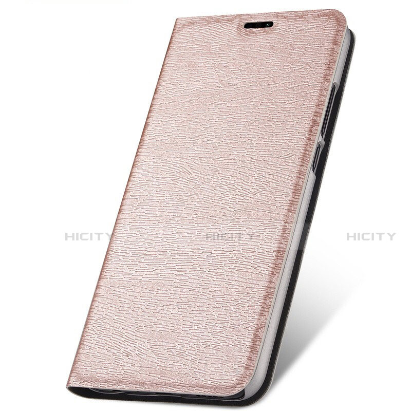 Handytasche Stand Schutzhülle Flip Leder Hülle T07 für Huawei Nova 5i Rosegold