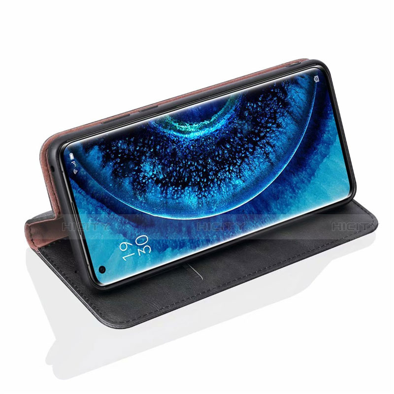 Handytasche Stand Schutzhülle Flip Leder Hülle T07 für Oppo Find X2 Pro