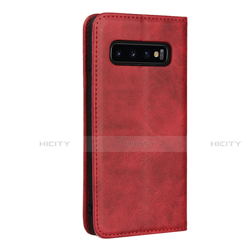 Handytasche Stand Schutzhülle Flip Leder Hülle T07 für Samsung Galaxy S10