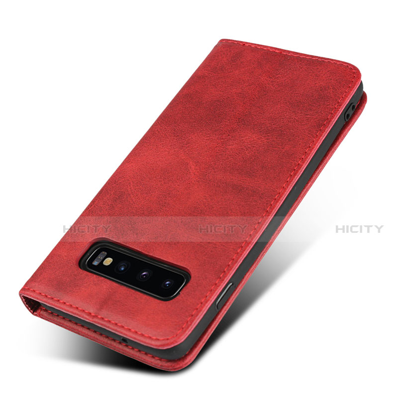 Handytasche Stand Schutzhülle Flip Leder Hülle T07 für Samsung Galaxy S10