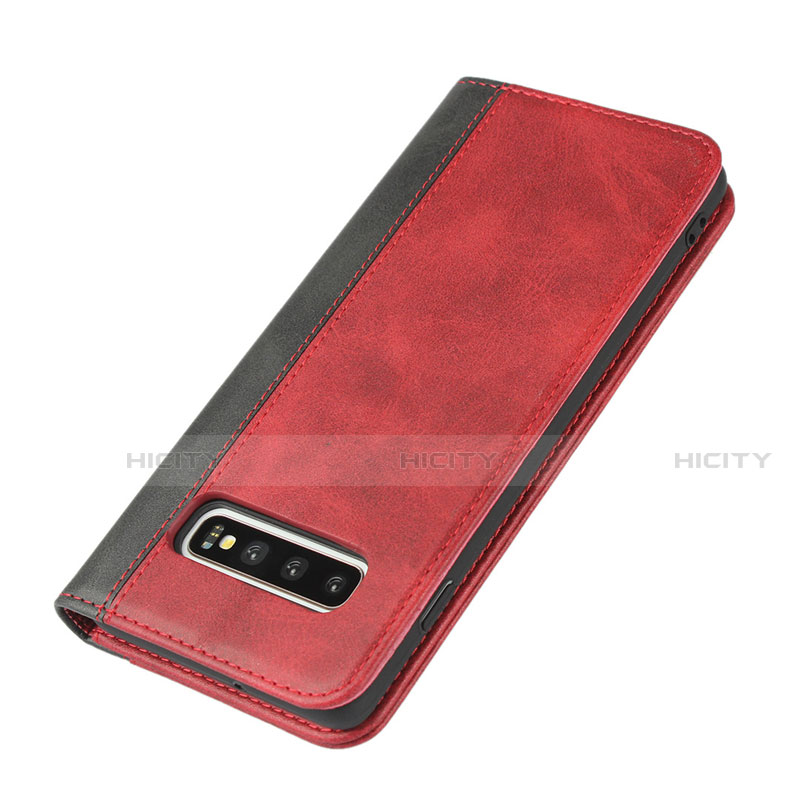 Handytasche Stand Schutzhülle Flip Leder Hülle T07 für Samsung Galaxy S10 Plus