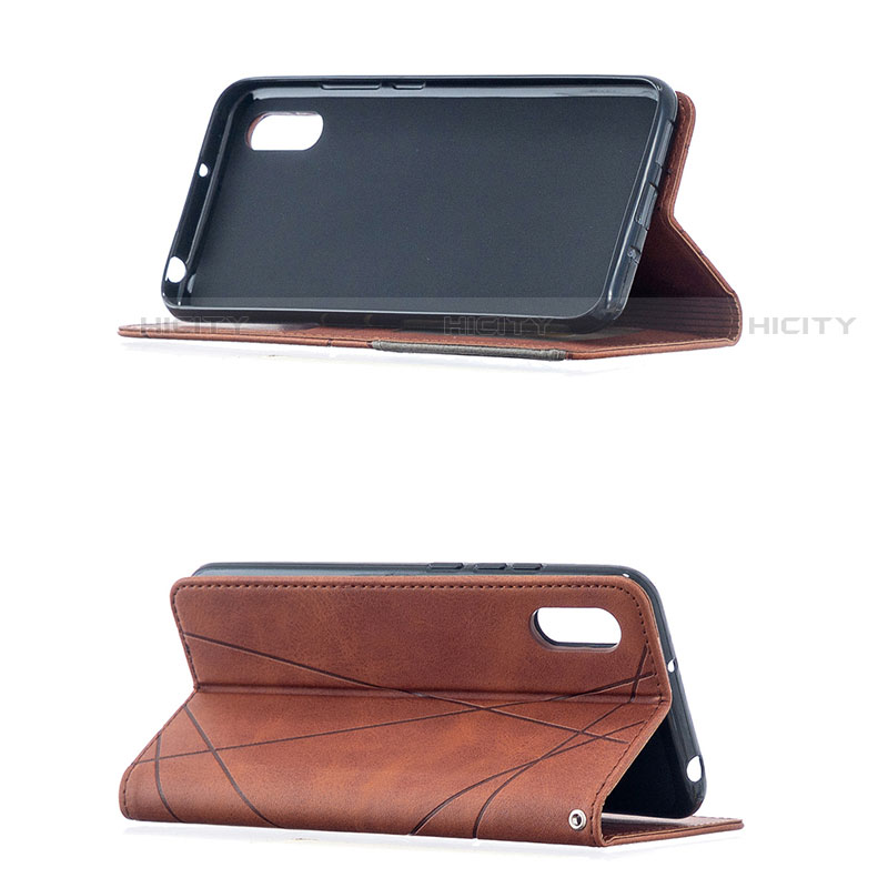 Handytasche Stand Schutzhülle Flip Leder Hülle T07 für Xiaomi Redmi 9A groß