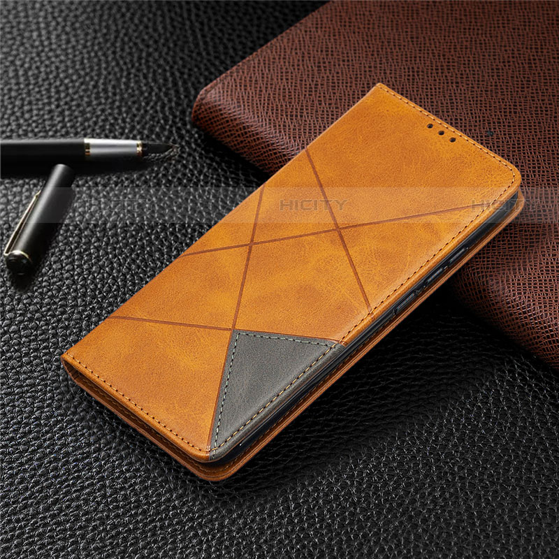 Handytasche Stand Schutzhülle Flip Leder Hülle T07 für Xiaomi Redmi 9A Orange