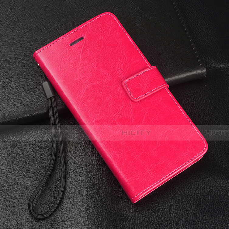 Handytasche Stand Schutzhülle Flip Leder Hülle T08 für Huawei Nova 5i Pink