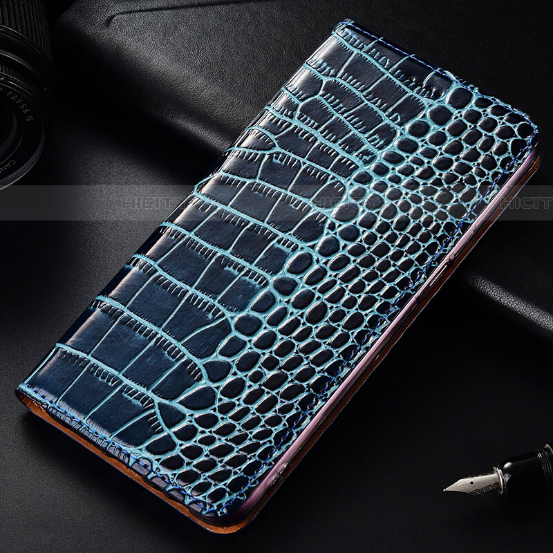 Handytasche Stand Schutzhülle Flip Leder Hülle T08 für OnePlus 7T Pro Blau