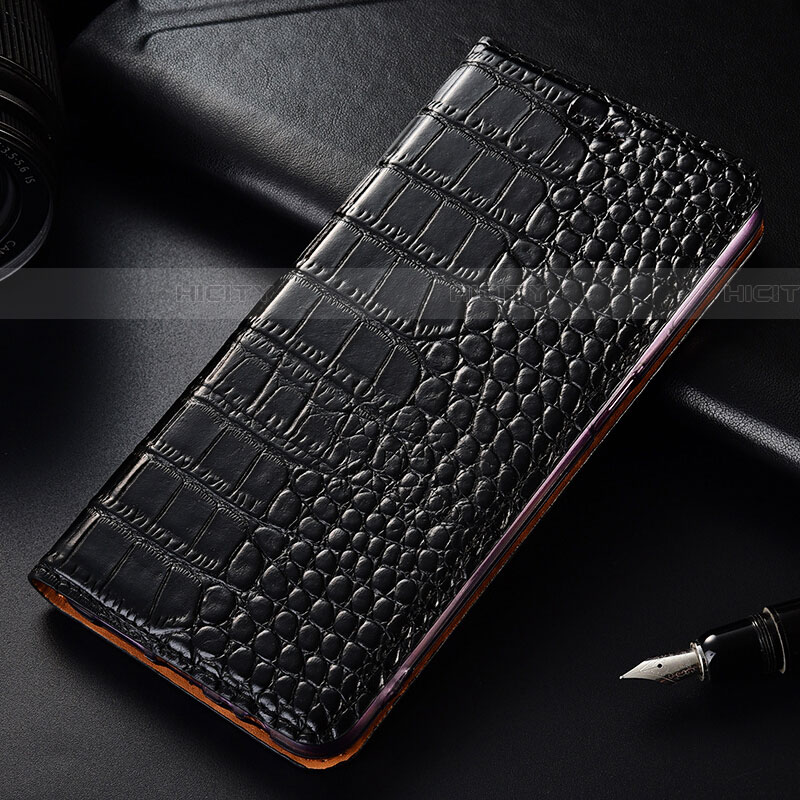 Handytasche Stand Schutzhülle Flip Leder Hülle T08 für OnePlus 7T Pro Schwarz