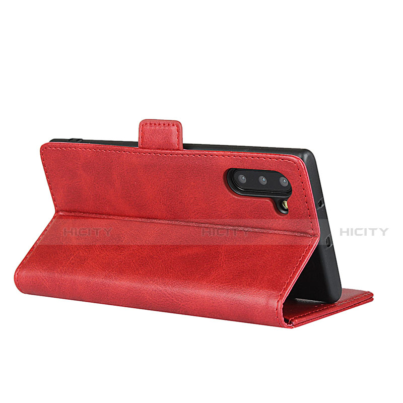 Handytasche Stand Schutzhülle Flip Leder Hülle T08 für Samsung Galaxy Note 10 groß