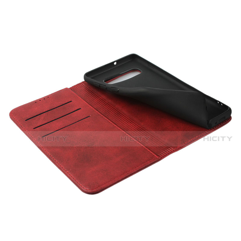 Handytasche Stand Schutzhülle Flip Leder Hülle T08 für Samsung Galaxy S10 Plus