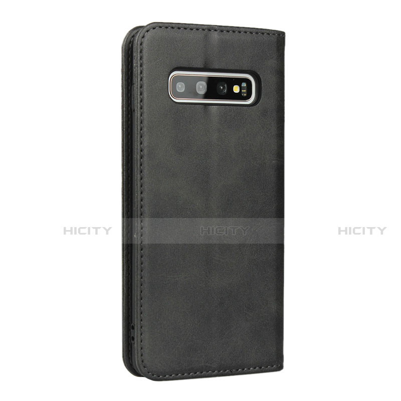 Handytasche Stand Schutzhülle Flip Leder Hülle T08 für Samsung Galaxy S10 Plus