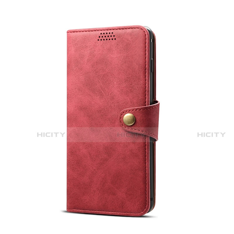 Handytasche Stand Schutzhülle Flip Leder Hülle T08 für Samsung Galaxy S10e Rot