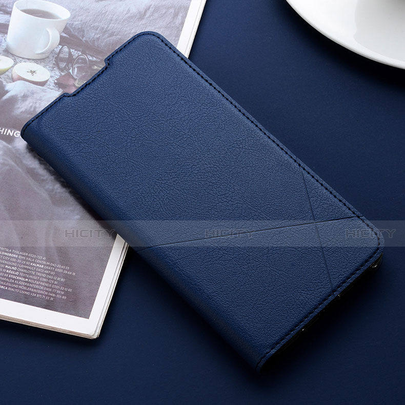 Handytasche Stand Schutzhülle Flip Leder Hülle T08 für Xiaomi Mi 9T Pro Blau