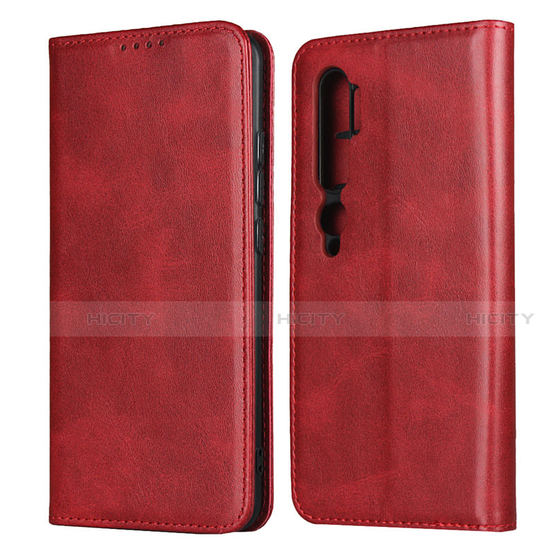 Handytasche Stand Schutzhülle Flip Leder Hülle T08 für Xiaomi Mi Note 10 Pro Rot