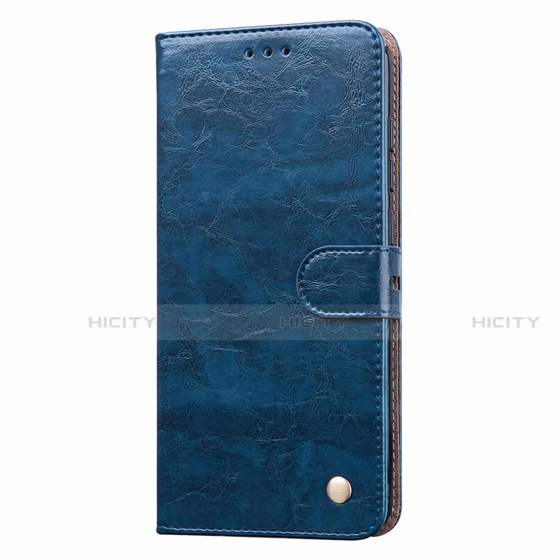 Handytasche Stand Schutzhülle Flip Leder Hülle T08 für Xiaomi Redmi 10X 4G Blau