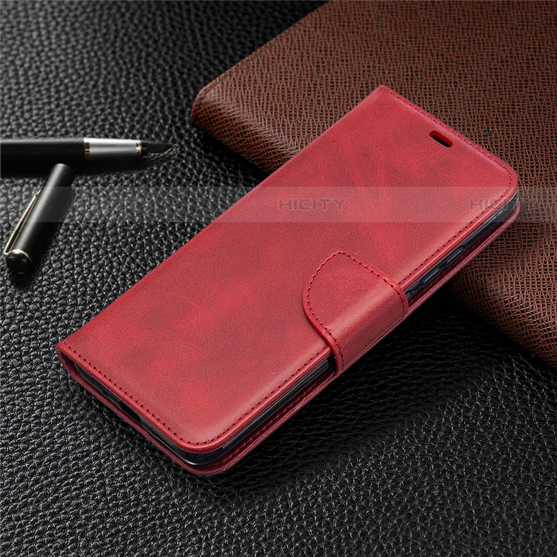 Handytasche Stand Schutzhülle Flip Leder Hülle T08 für Xiaomi Redmi 9A Rot