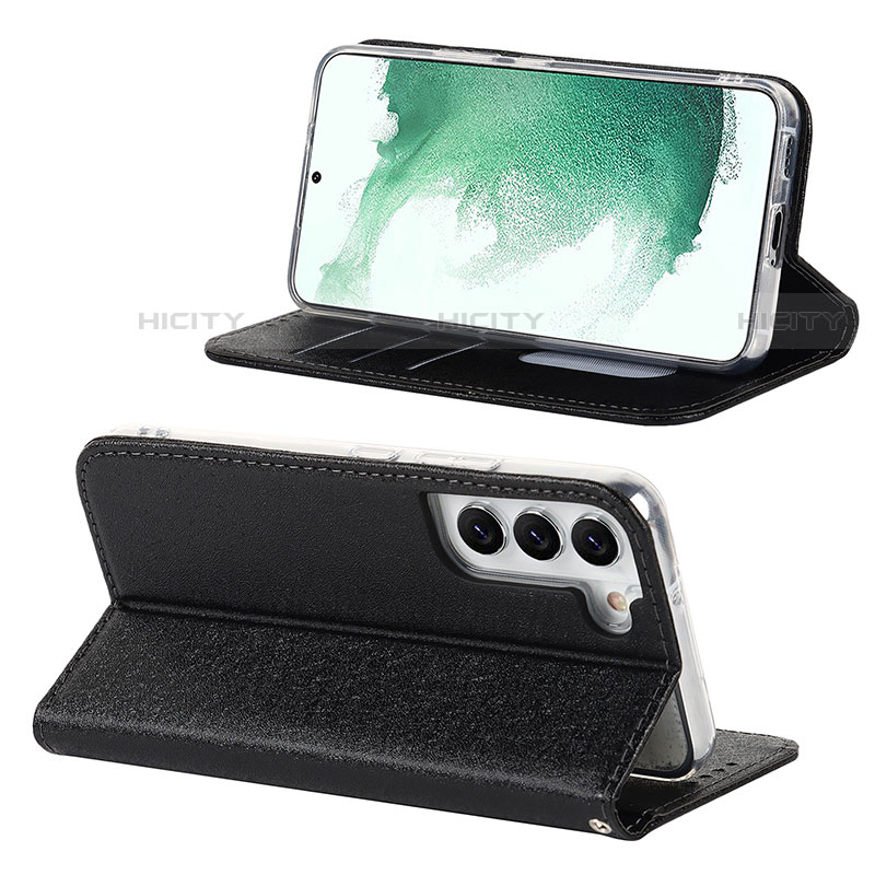 Handytasche Stand Schutzhülle Flip Leder Hülle T08D für Samsung Galaxy S21 Plus 5G