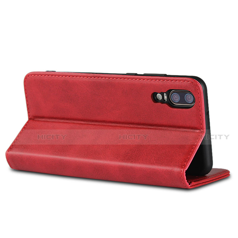 Handytasche Stand Schutzhülle Flip Leder Hülle T09 für Huawei P20