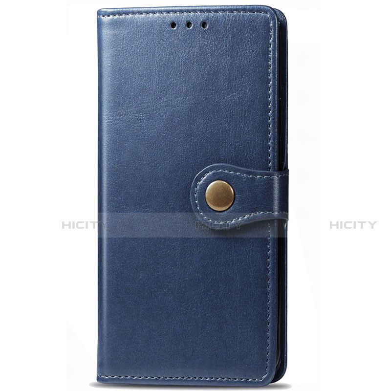 Handytasche Stand Schutzhülle Flip Leder Hülle T09 für Huawei P40 Blau