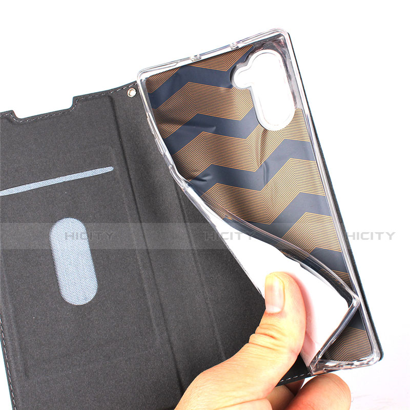 Handytasche Stand Schutzhülle Flip Leder Hülle T09 für Samsung Galaxy Note 10